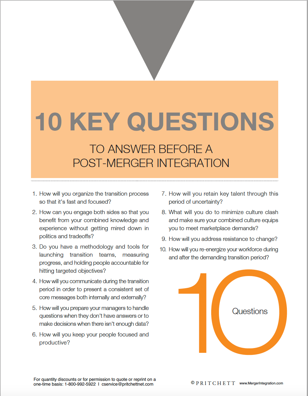 10 Questions to Answer Before a Post-Merger Integration