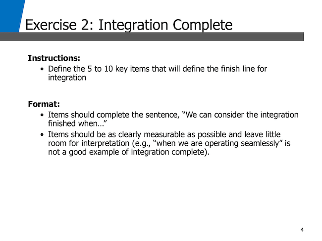 Exercise 2: Integration Complete