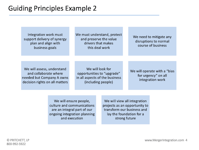 Guiding Principles Example 2