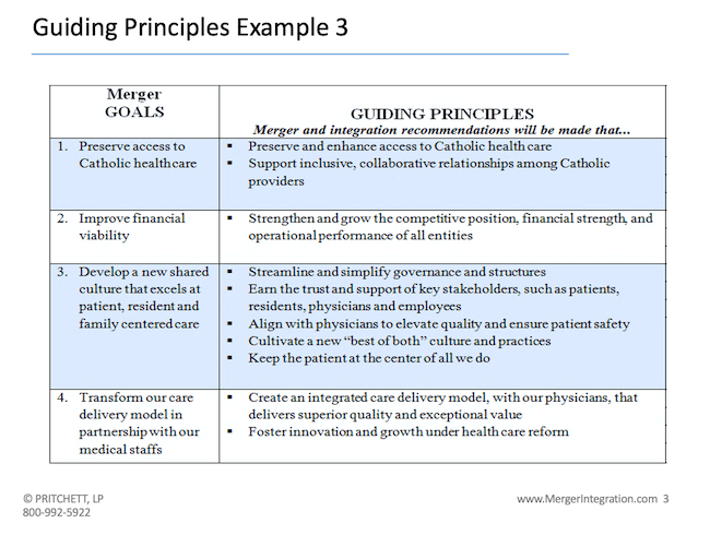 Guiding Principles Example 3