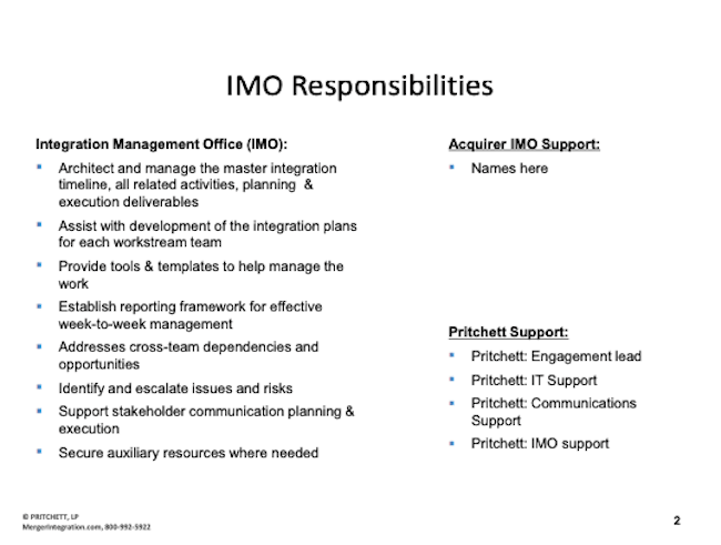 IMO Responsibilities