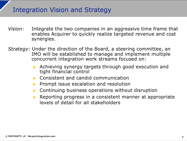 Integration Vision and Strategy