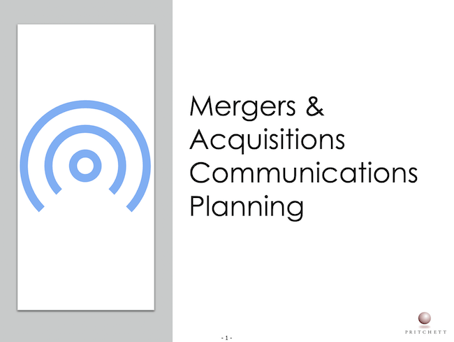 M&A Communications Planning