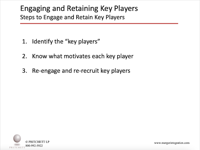 Steps to Engage and Retain Key Players