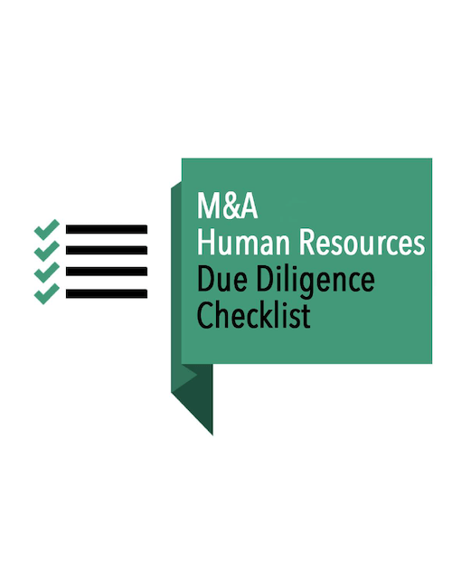 M&A Human Resources Due Diligence Checklist 