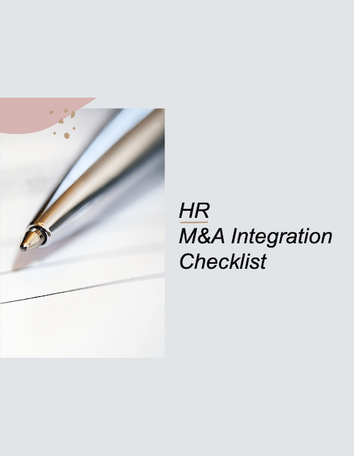 M&A HR Integration Checklist 