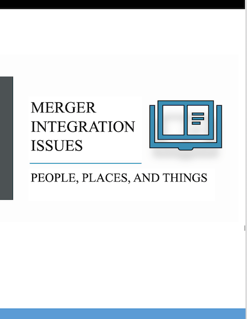 Merger Integration Issues