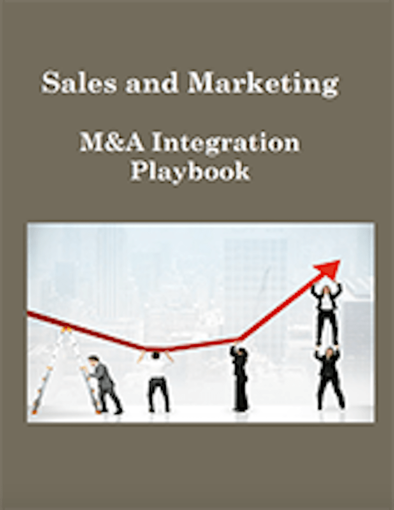 Sales and Marketing M&A Integration Playbook