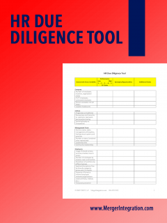 HR Due Diligence Tool