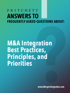 M&A Integration Best Practices, Principles, and Priorities