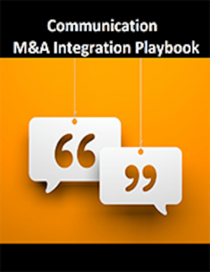 Communications M&A Integration Playbook