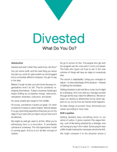 Employee Advice When Being Divested