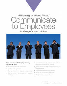 HR planning Communicate to Employees
