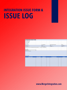 Integration Issues Form and Issues Log