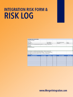 Integration Issues Risk Form and Risk Log  