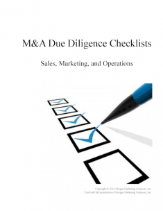 Sales, Marketing and Operational M&A Checklist