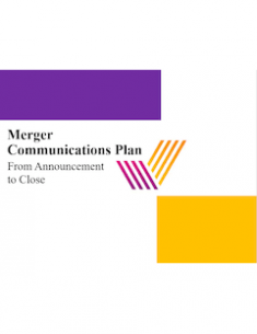 Merger Communications Plan: Announcement to Close