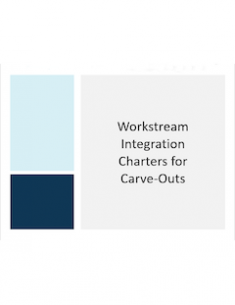 Workstream Integration Charters for Carve-Outs