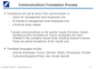 Communication/Translation Process