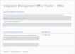 Integration Management Office Charter - Other