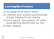 Listening Best Practices