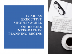 15 Areas Executives Should Agree On Before Integration Planning