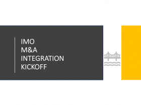 IMO M&A Integration Kickoff