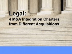 Legal: Charters from 4 Different M&A Integrations