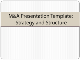 M&A Presentation Template