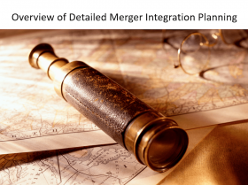 Overview of Merger Integration Planning Process