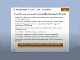 What Are Critical IT Day One Activities and Risks?